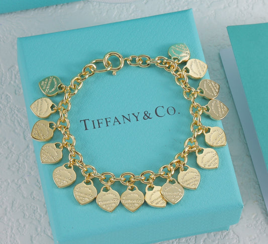 Bracciale Tiffany MultiHeart Gold