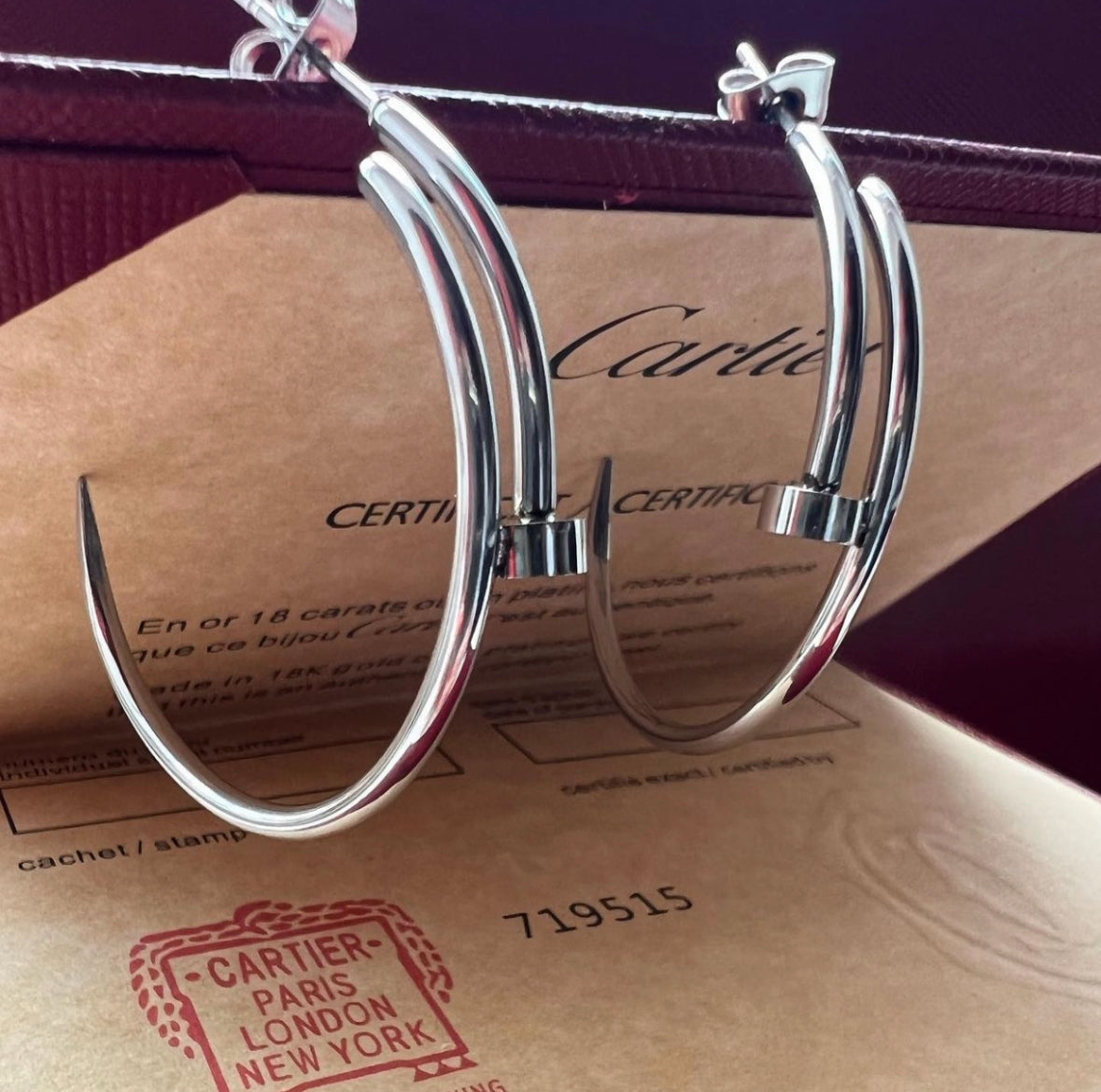 Orecchini Cartier Chiodo
